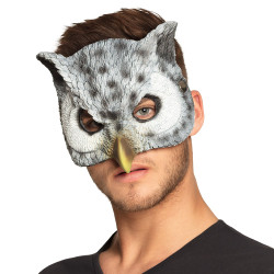 Maska sova gumová